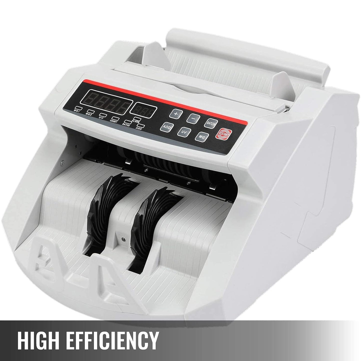 A.M.C. Conta Banconote Display LED Rivelatore di Banconote False, 1000 banconote/minuto