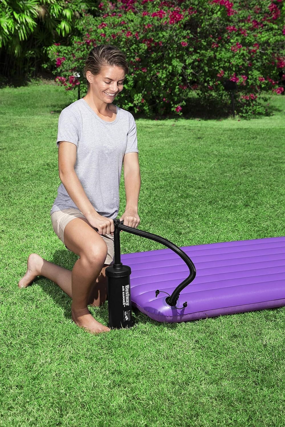 BESTWAY Pompa di gonfiaggio per kayak e tavola da paddle, gonfiaggio rapido, diverse dimensioni